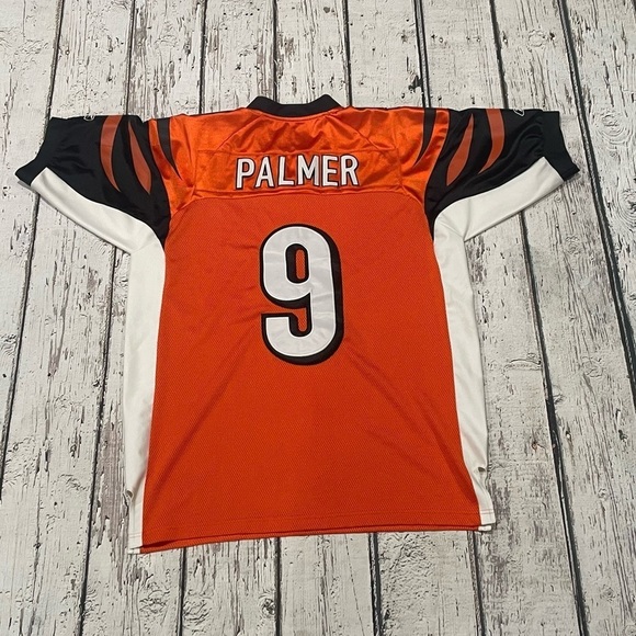 Carson Palmer Cincinnati Bengals Stitched Reebok NFL Football Jersey Shirt - Picture 13 of 14